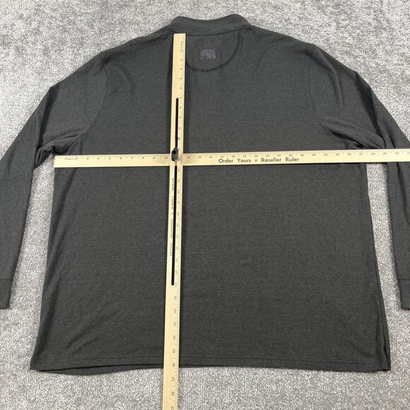 The Normal Brand 1/4 Zip Pullover Mens 3XL Sweater Soft Gray XXXL - Picture 9 of 13